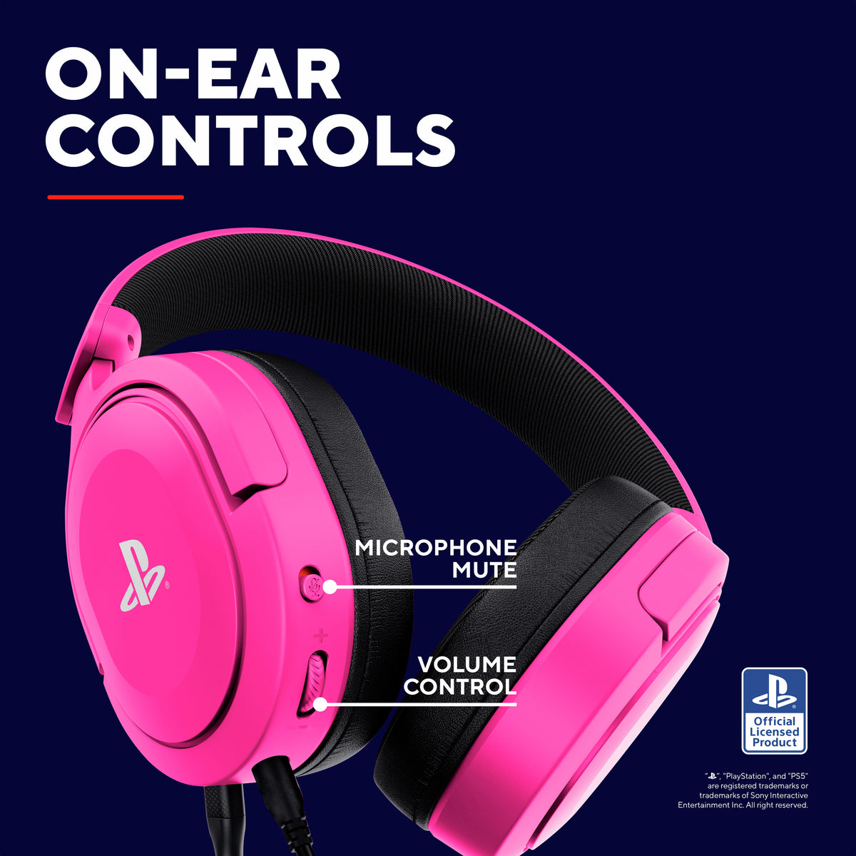 Trust GXT 498P Forta Gaming Headset Wired Pink