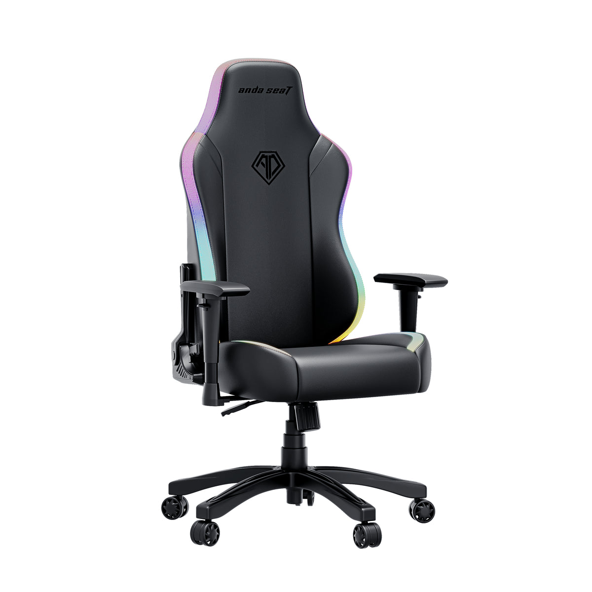 Anda Seat Luna RGB Gaming Chair 120 kg Leather Padded Black