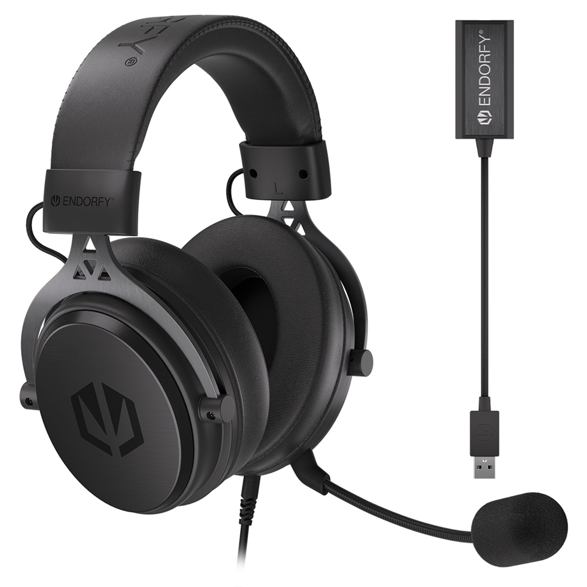 Endorfy VIRO Plus Headset Wired Black