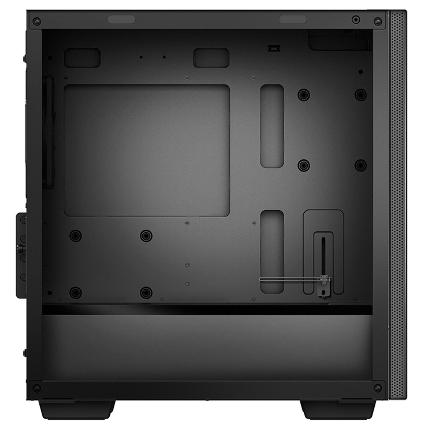 DeepCool MACUBE 110 PC Case Black, Micro Tower Glass Side Window Panel mATX mITX