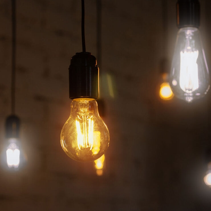 4lite WiZ LED A60 B22 Amber Filament Smart Bulbs, Pack of 2