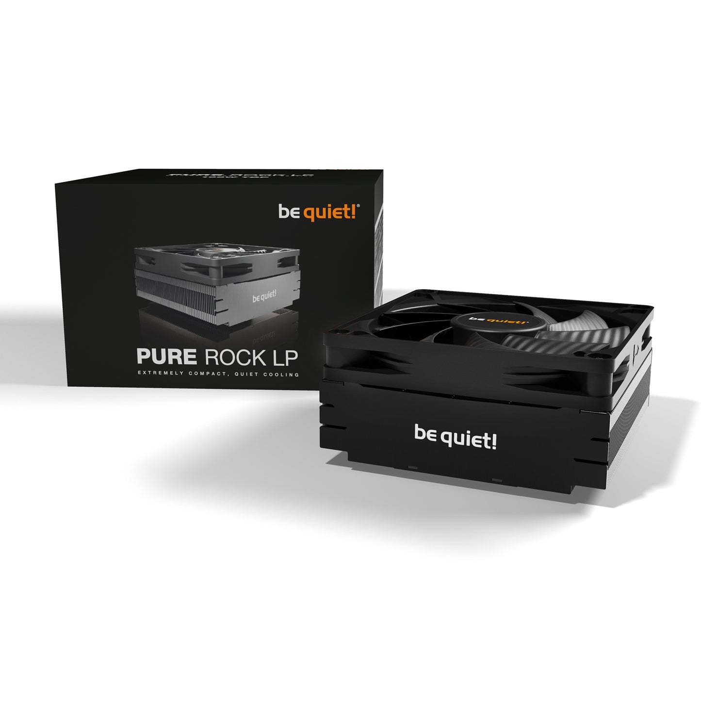 be quiet! Pure Rock LP Low-Profile Fan CPU Cooler 2500RPM 3 Heat Pipes 100W TDP