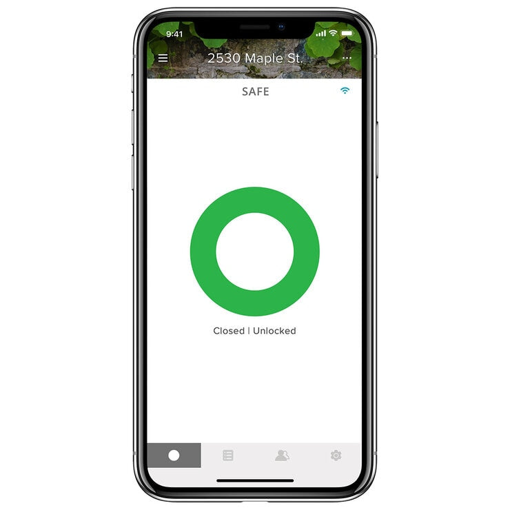 Yale Smart Ready Safe with Yale Connect Wi-Fi Bridge Kit & Physical Key