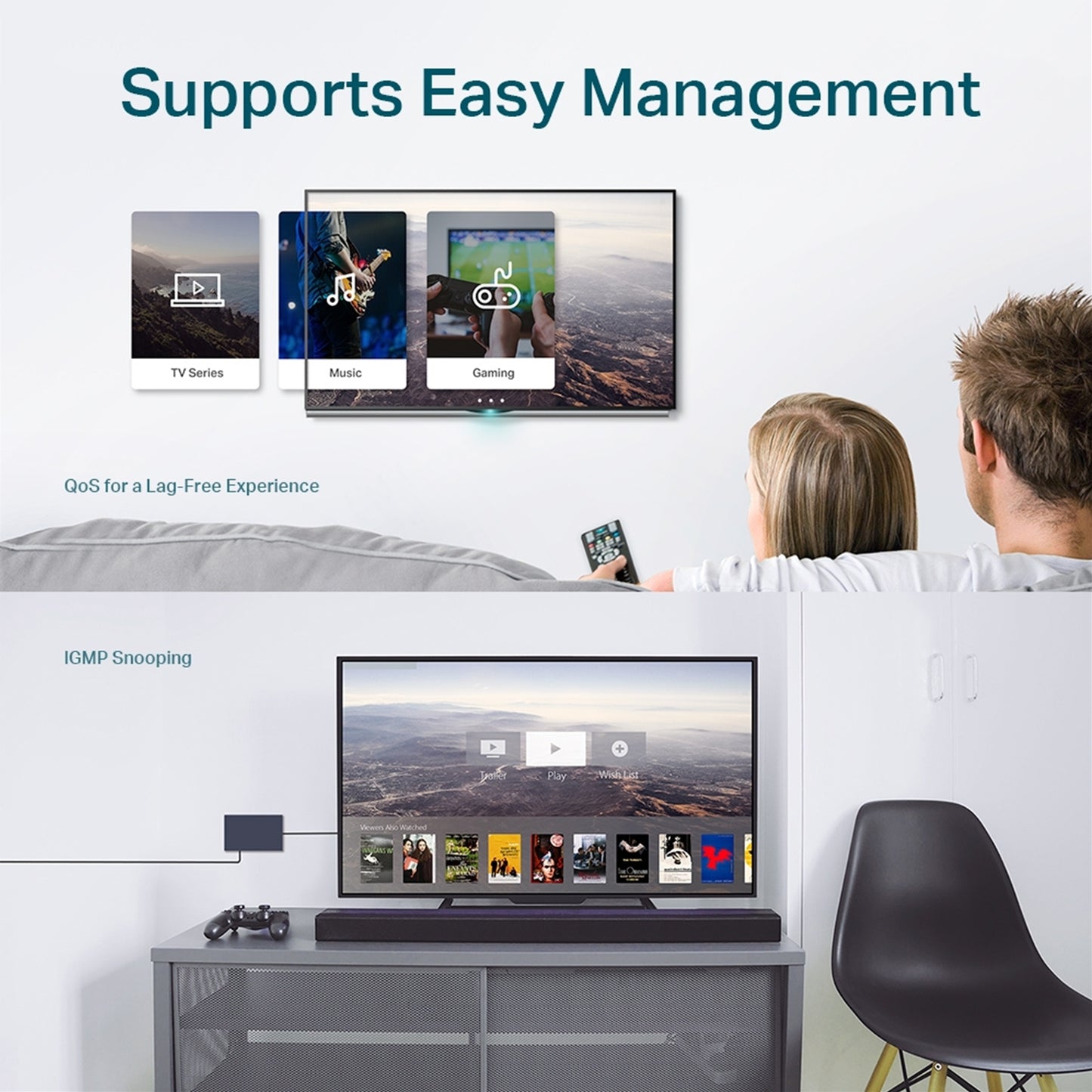 TP-Link 8-Port Metal Gigabit Easy Smart Switch, TL-SG108E