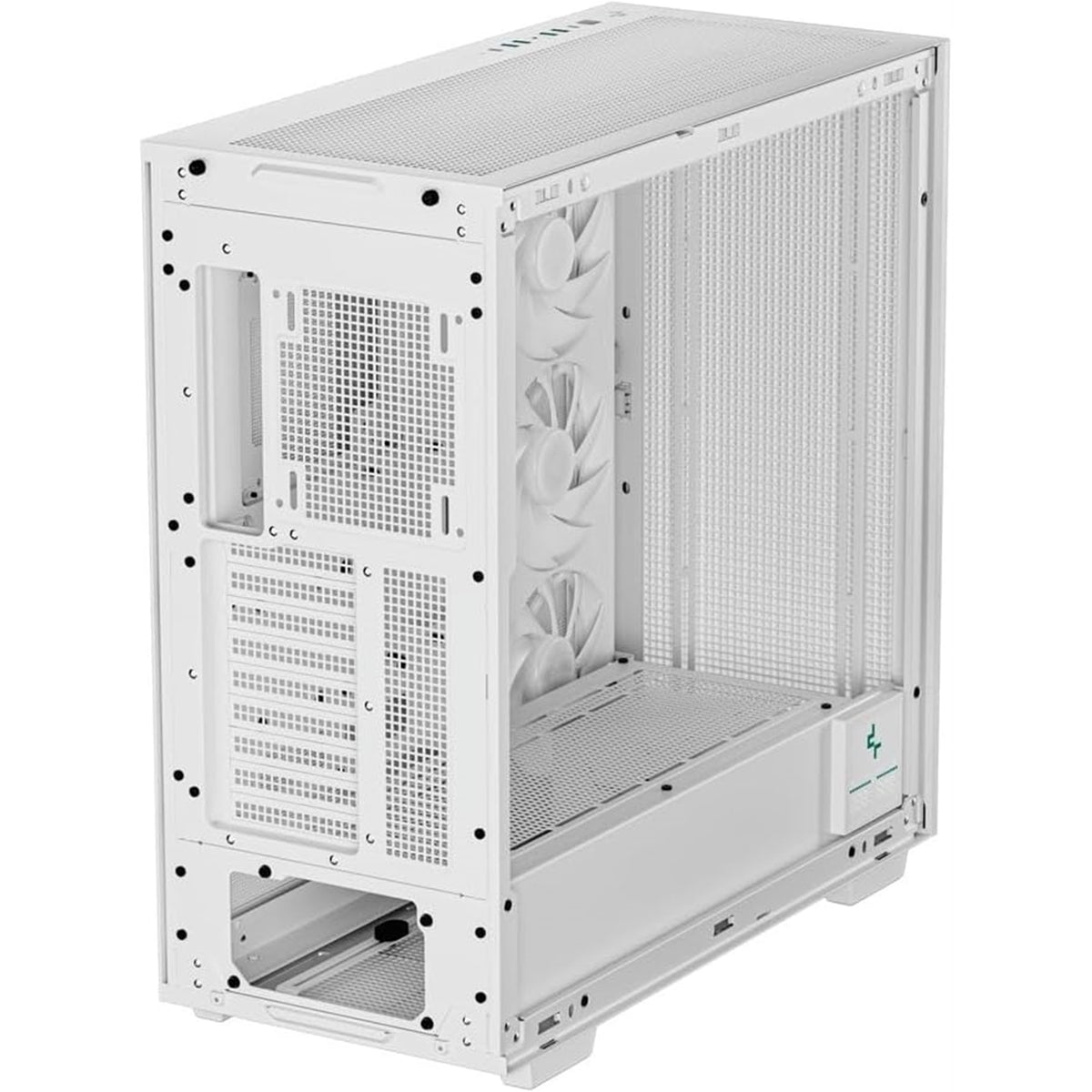 DeepCool Morpheus Gaming PC Case, White Full Tower, Glass Panel, ARGB Side Fan