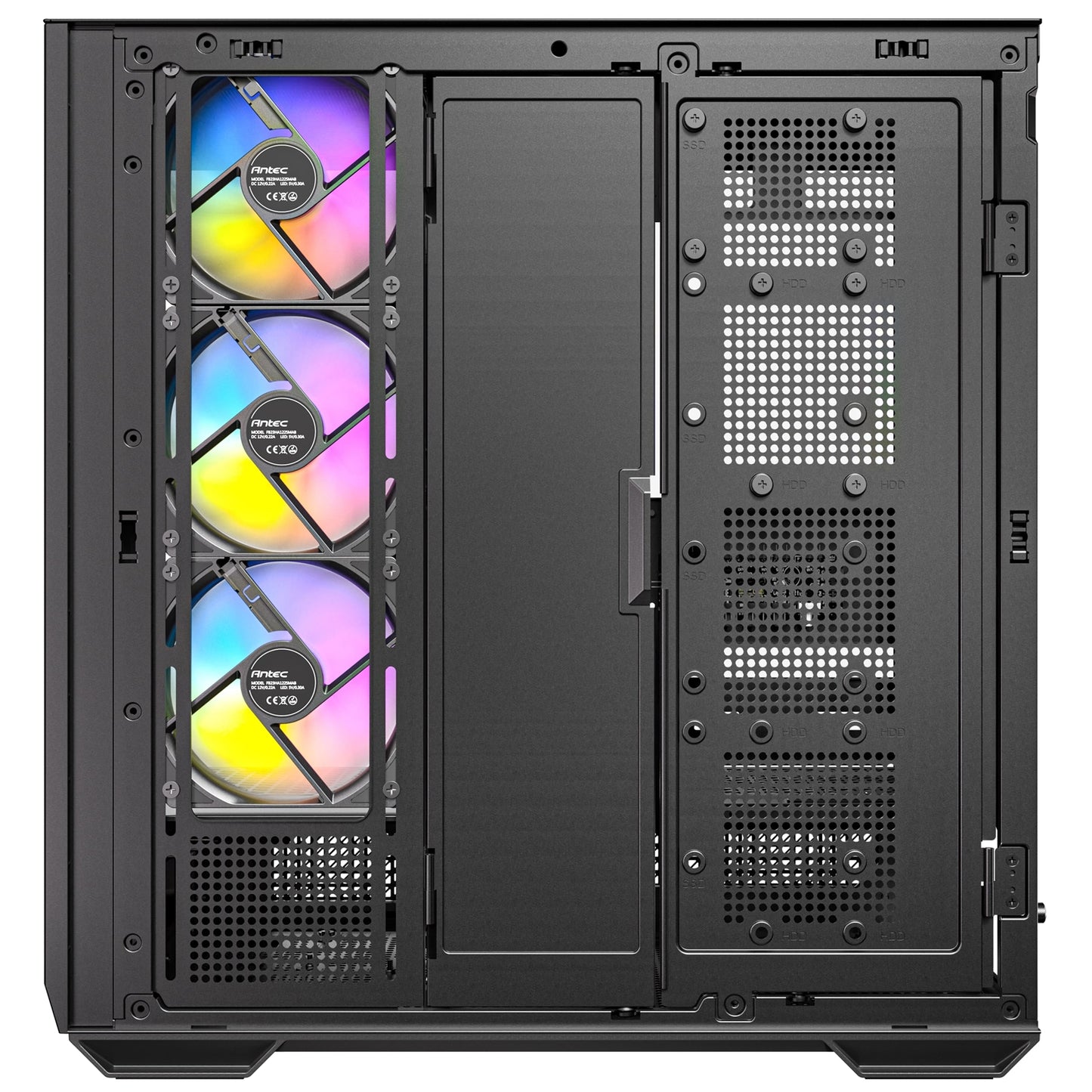 Antec C7 ARGB Mid Tower Tempered Glass PC Gaming Case, Black