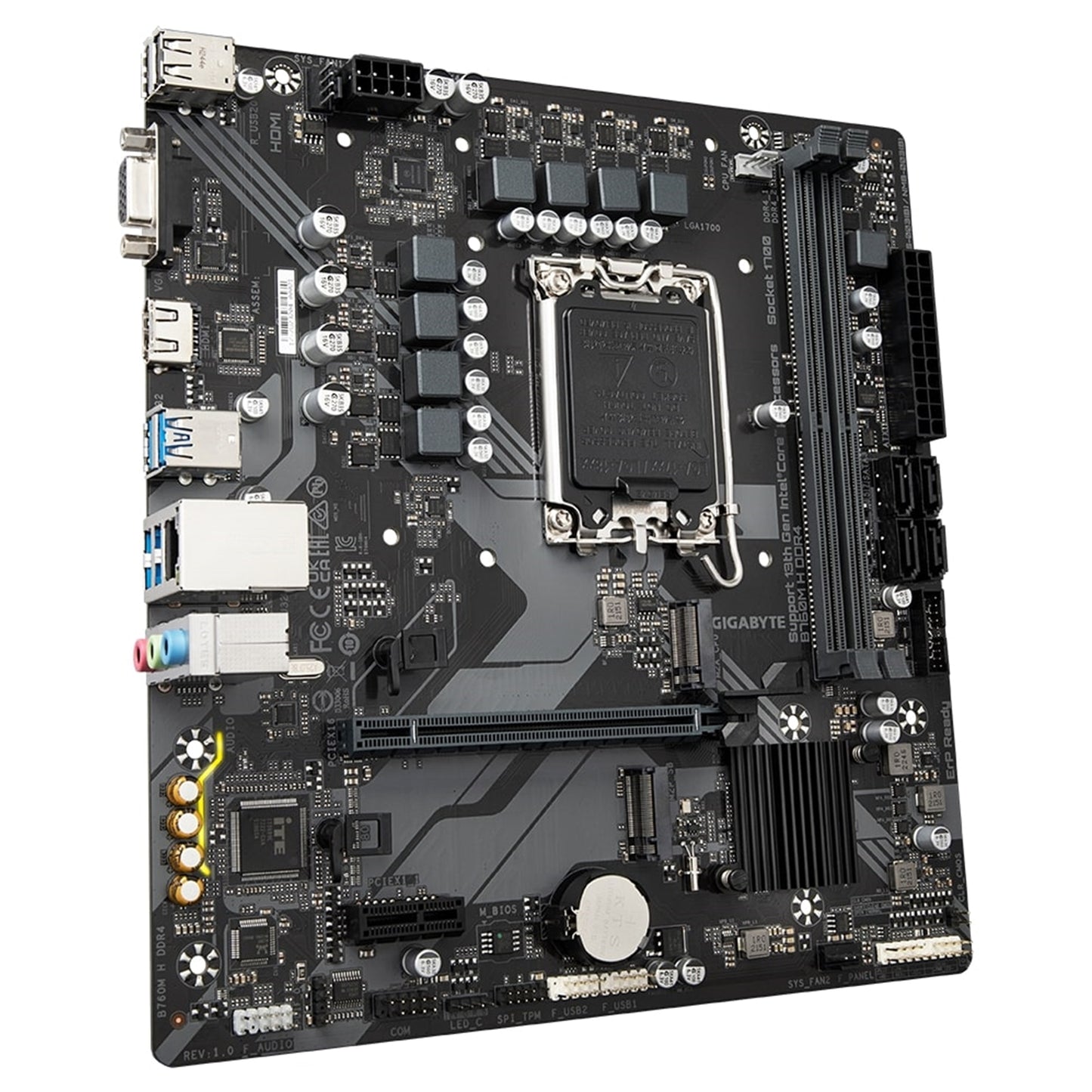 Gigabyte B760M H DDR4 Ultra Durable Intel 1700 Socket Motherboard Micro-ATX
