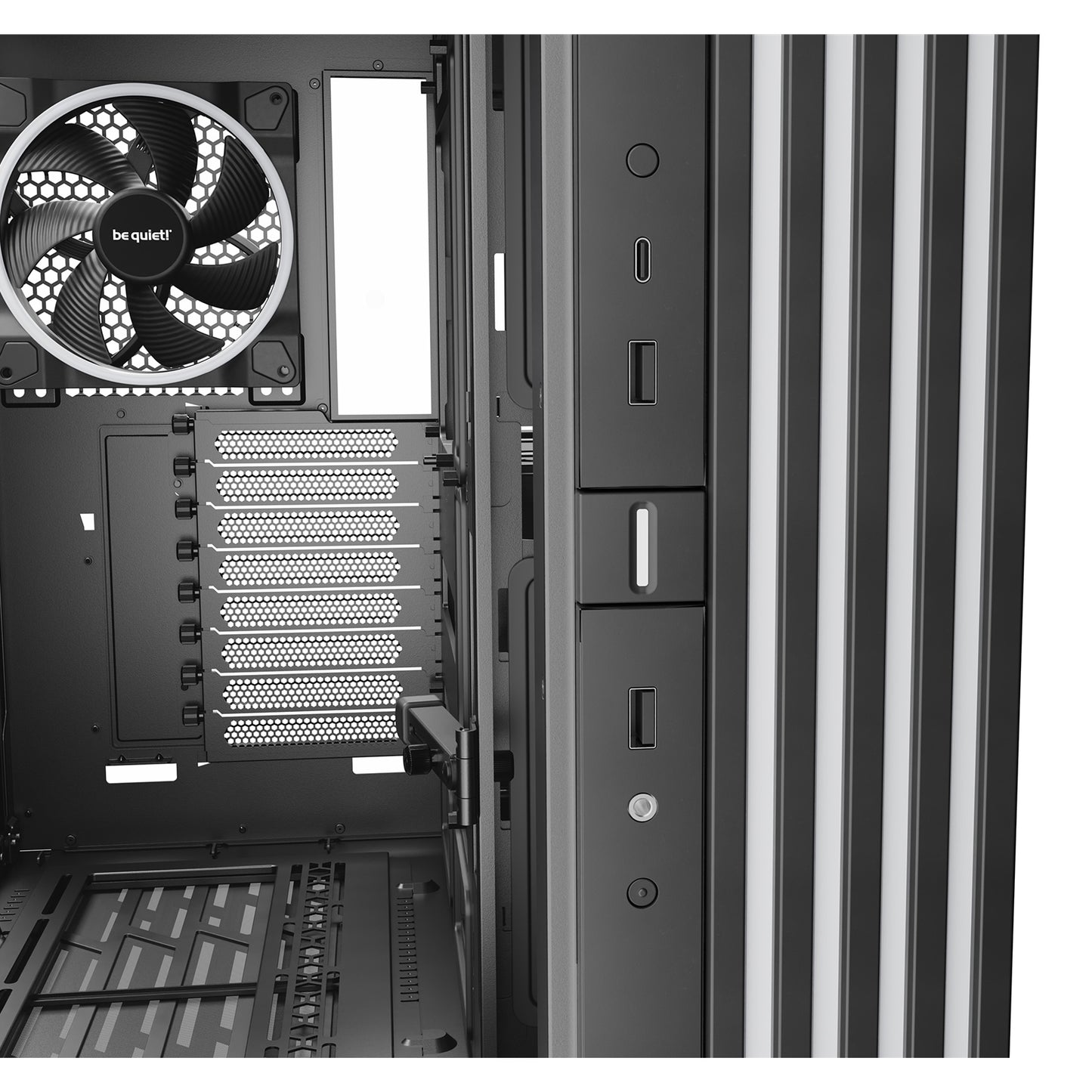 be-quiet! Light Base 900 FX, Black, Full Tower E-ATX Case, ARGB Strip, 4x Fans