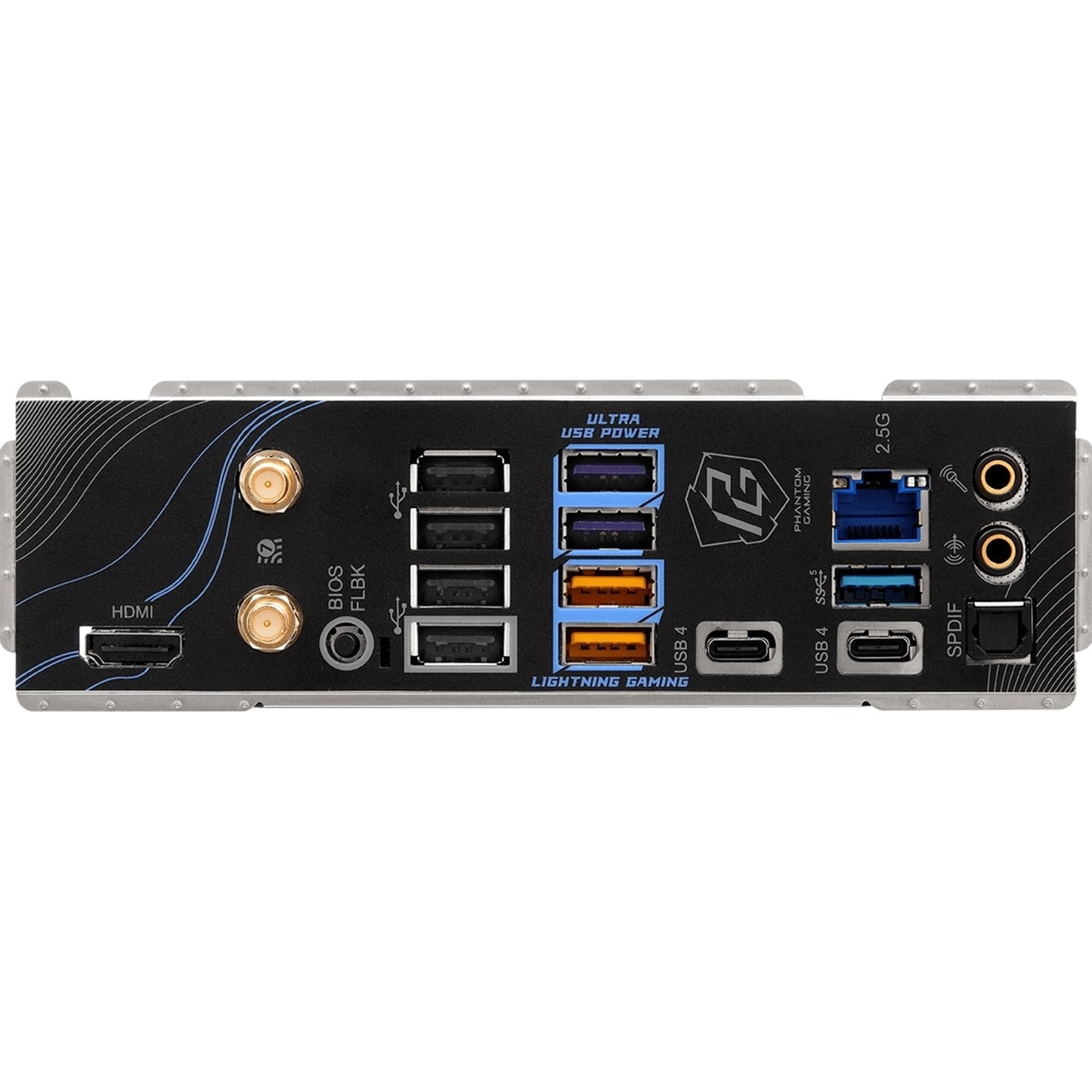 ASRock X870 RIPTIDE WIFI Motherboard, AMD Socket AM5, ATX, DDR5,M.2, Wi-Fi 7