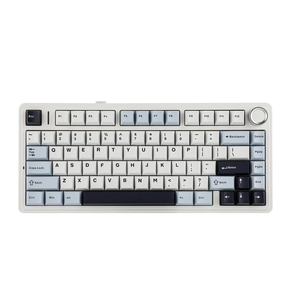 AULA F75 Gasket Wireless Mechanical Keyboard in Light Blue