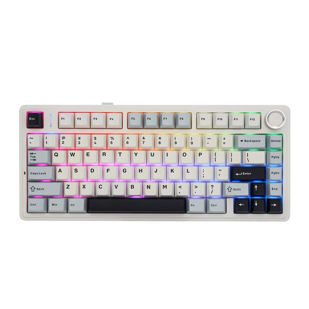 AULA F75 Gasket Wireless Mechanical Keyboard in Light Blue