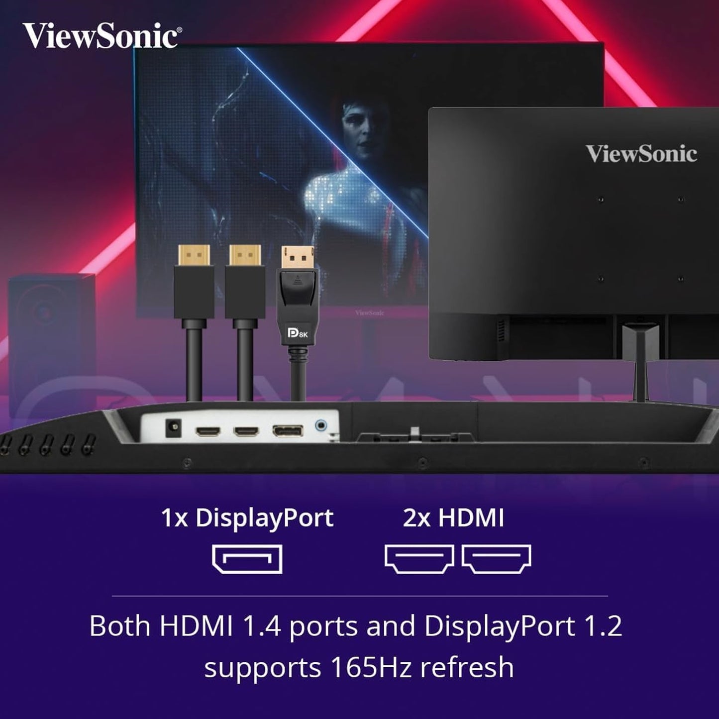 Viewsonic Omni VX2779-HD-PRO 27 Inch 180Hz Full HD Gaming Monitor