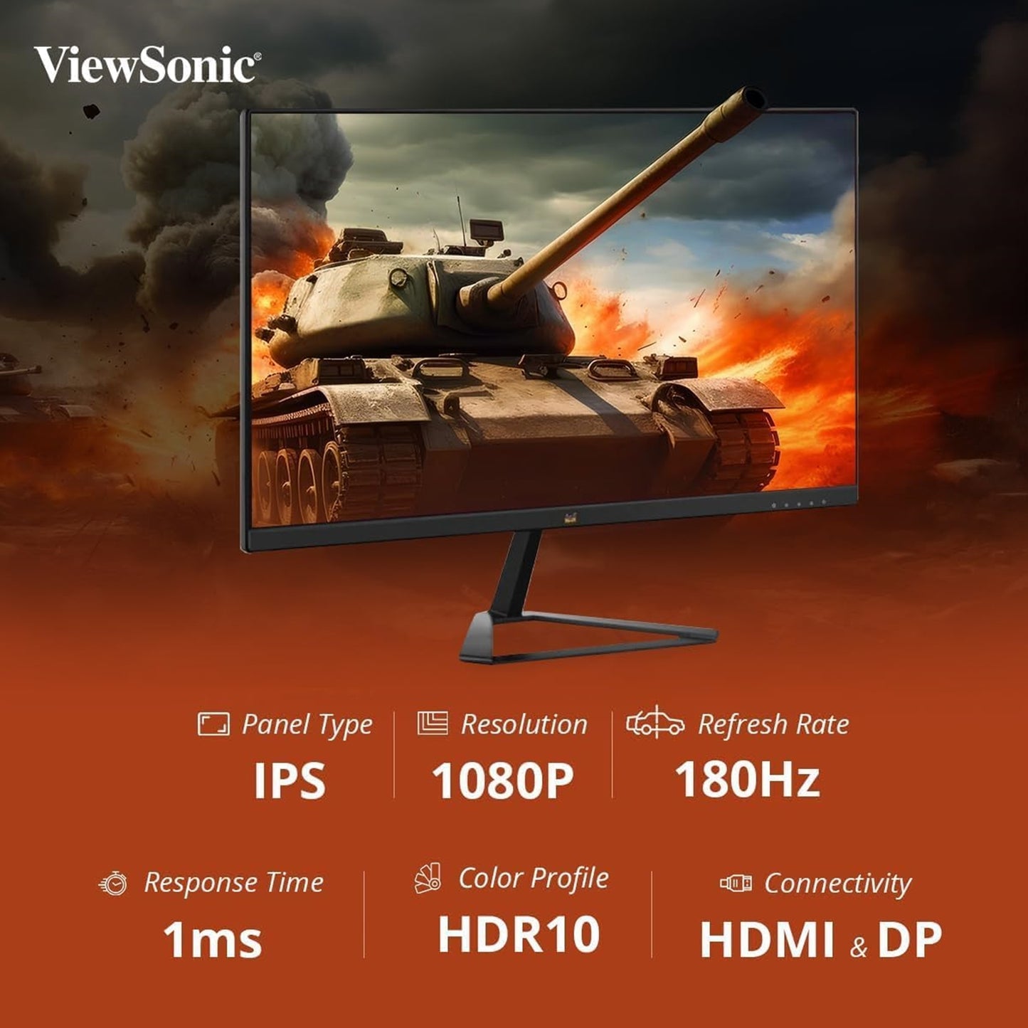 Viewsonic Omni VX2779-HD-PRO 27 Inch 180Hz Full HD Gaming Monitor