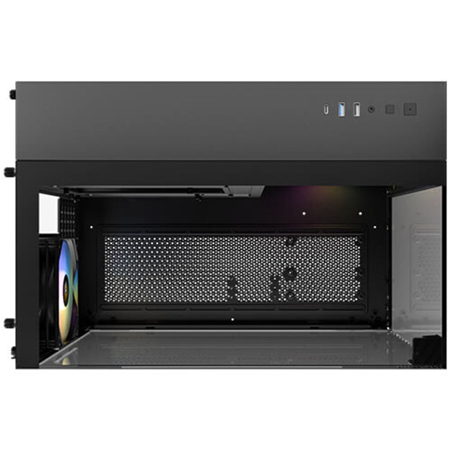 Antec CX600M Trio ARGB Mini Tower Gaming PC Case, Black, ARGB Fans Water Cooling