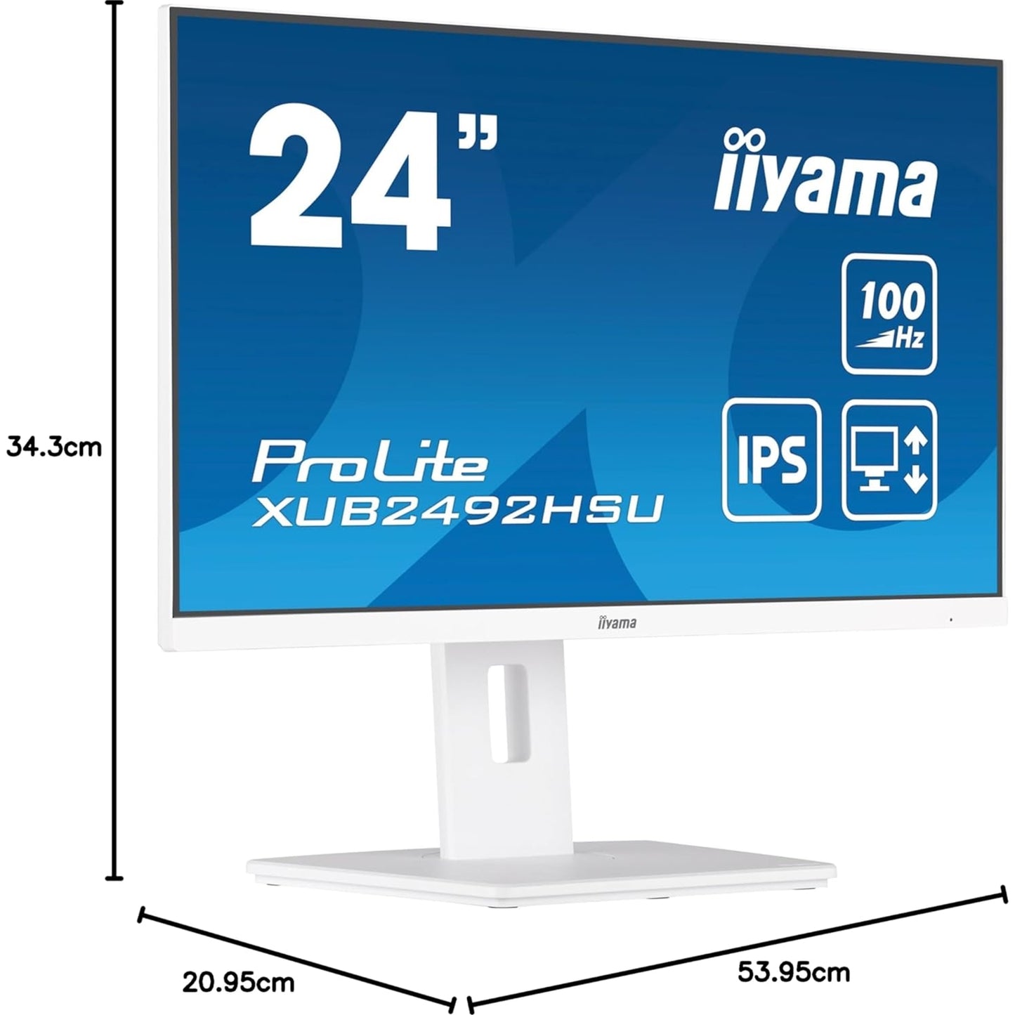 iiyama XUB2492HSU-W6 24 Inch 100Hz Full HD Gaming Monitor