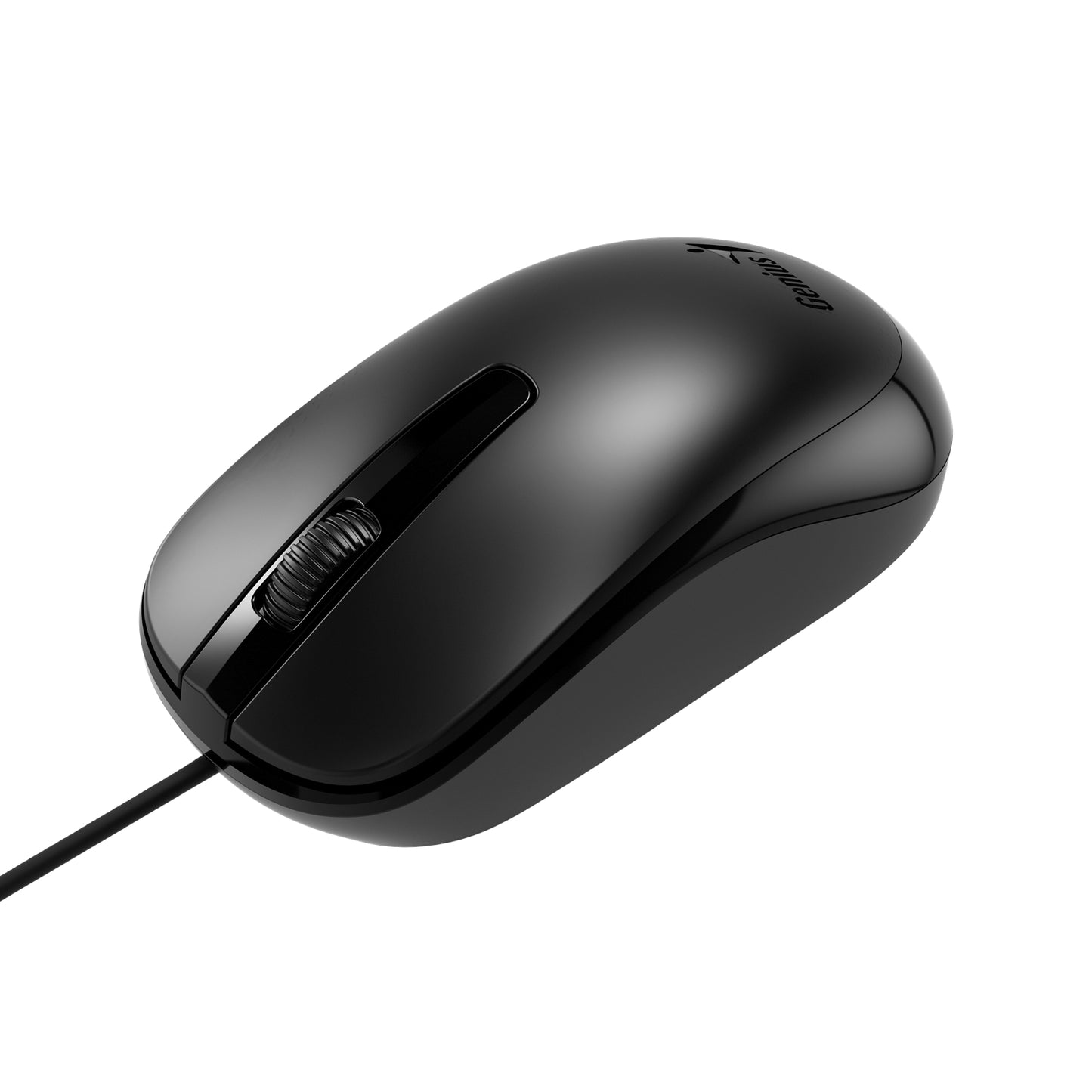 Genius DX-120 USB-C Wired Optical Mouse 1200dpi, 3 Button, Scroll Wheel, Black