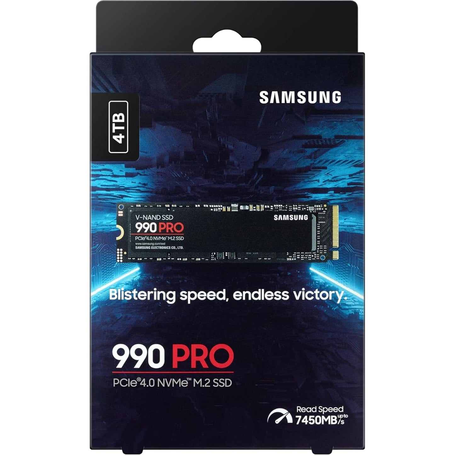 Samsung 990 PRO(MZ-V9P4T0BW ) 4TB NVMe SSD, PCIe Gen4, M.2 Interface