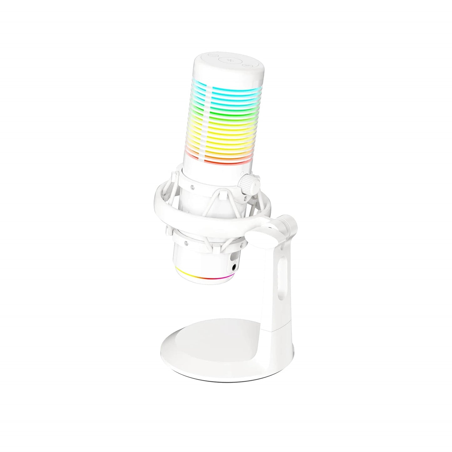Marvo Scorpion Blast 60 Wired Gaming Microphone, Noise Cancelling, RGB, White