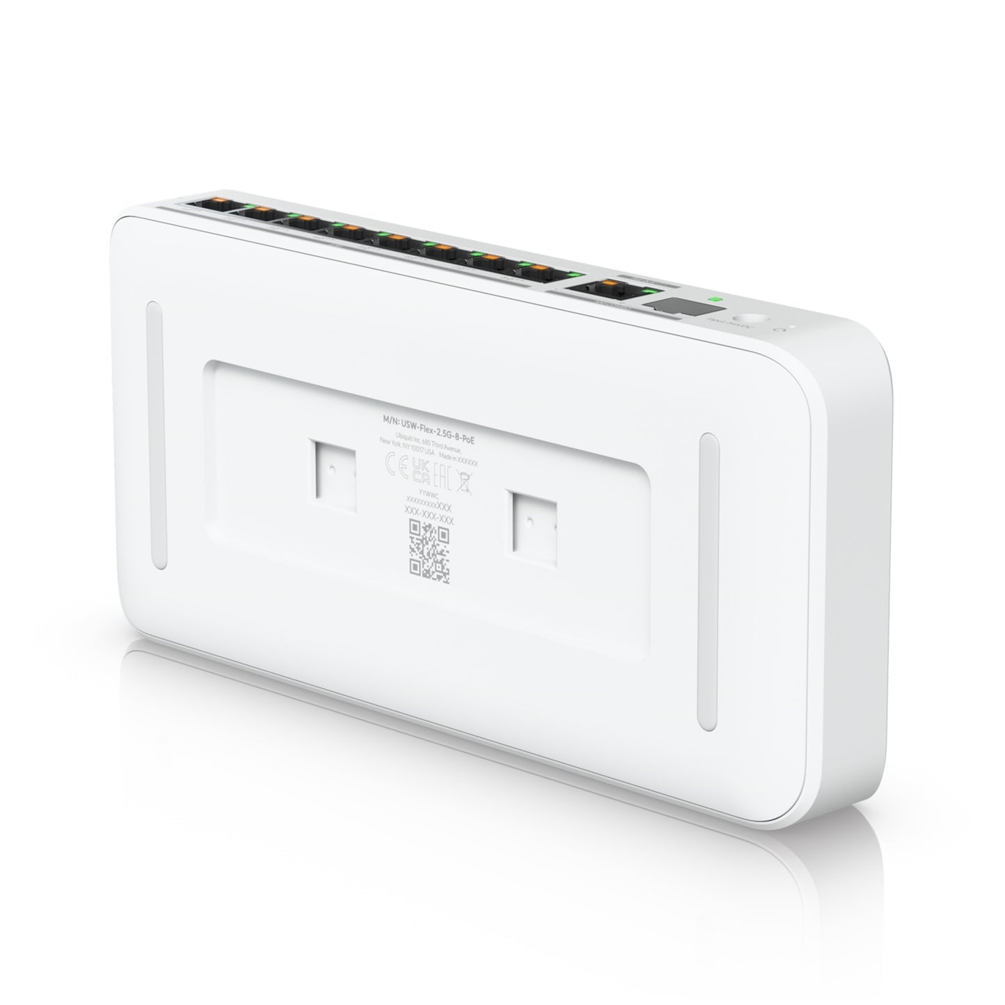 Ubiquiti USW-FLEX-2.5G-8-POE UniFi Flex 2.5G Ultra Compact 8 Port Managed Switch