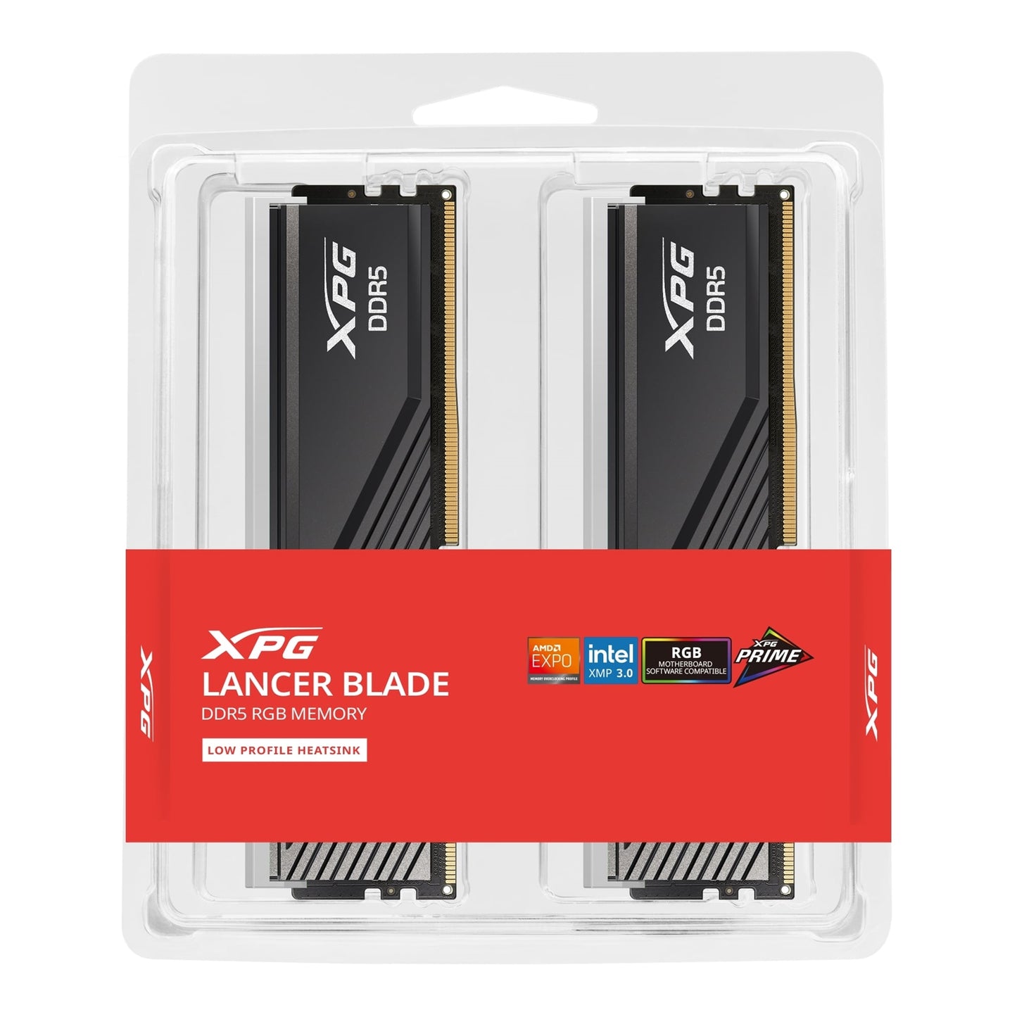 Adata LANCER RGB DDR5 Memory 6000MHz 32GB (2x16GB) AX5U6000C3616G-DTLABRBK
