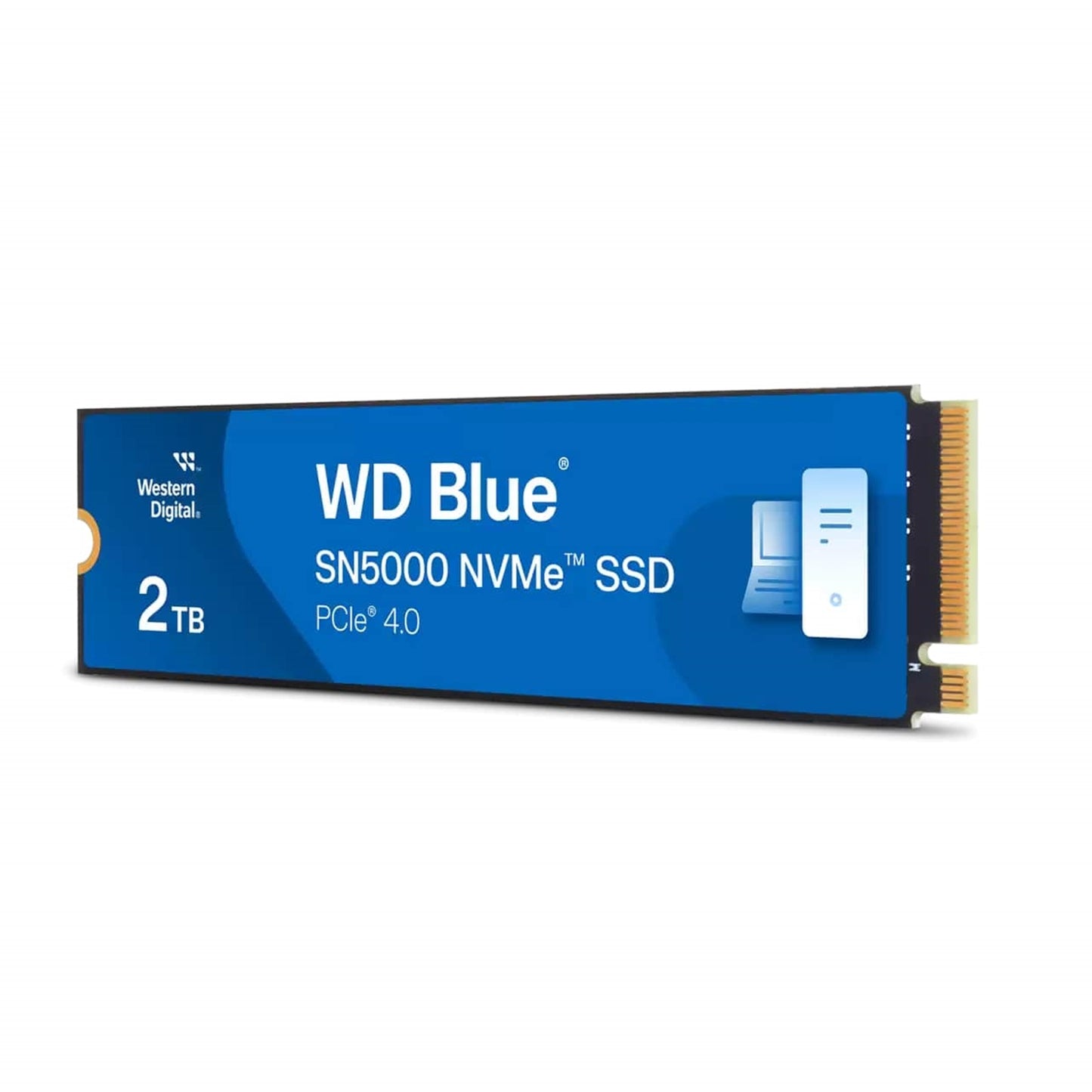 WD Blue SN5000 2TB NVMe SSD, M.2, PCIe Gen4, 2280, Read 5150MB/s, Write 4850MB/s