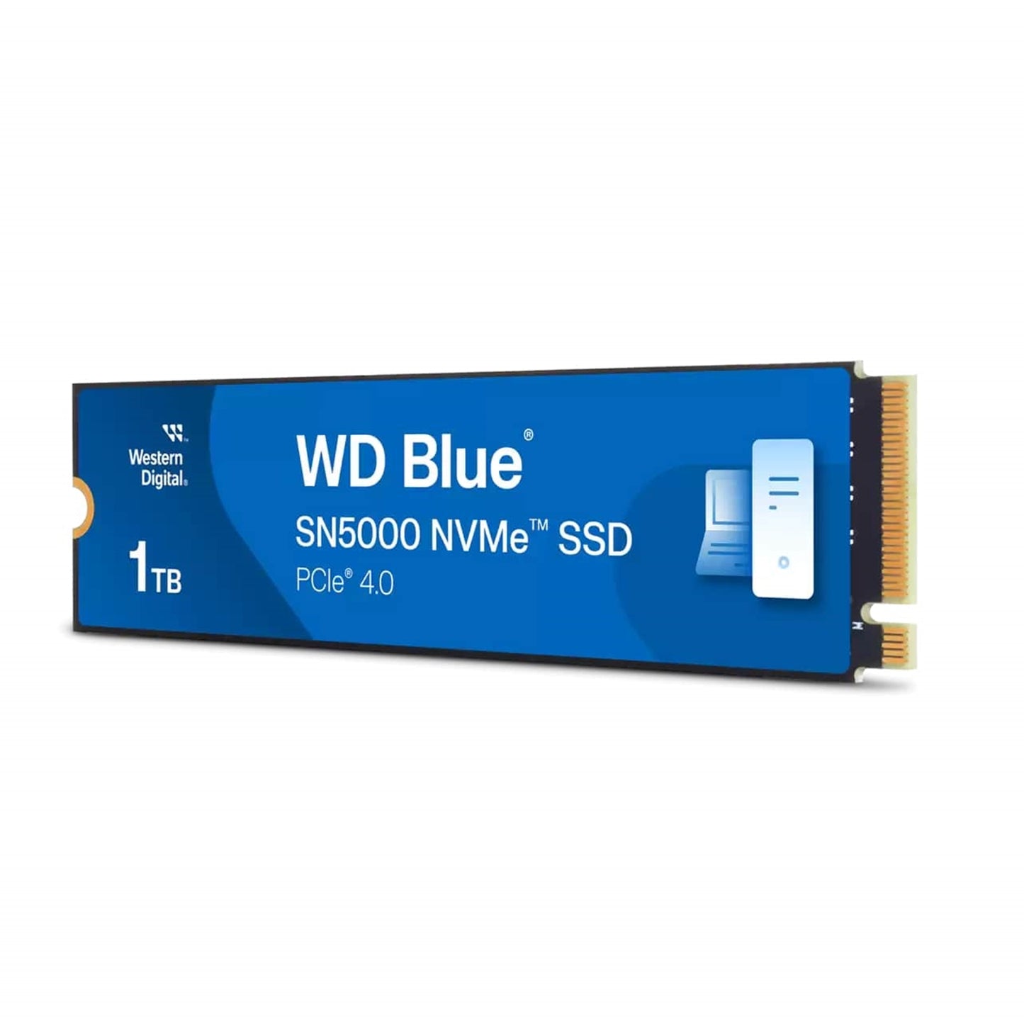 WD Blue SN5000 1TB SSD, M.2 PCIe Gen4 with NVMe, 2280, WDS100T4B0E-00CNZ0