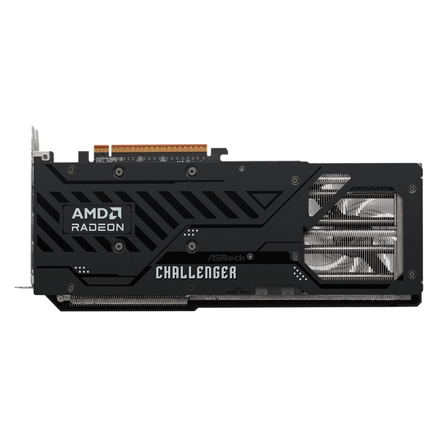 ASRock AMD Radeon RX 9070 Challenger OC 16GB GDDR6 Graphics Card, 2520 MHz RGB