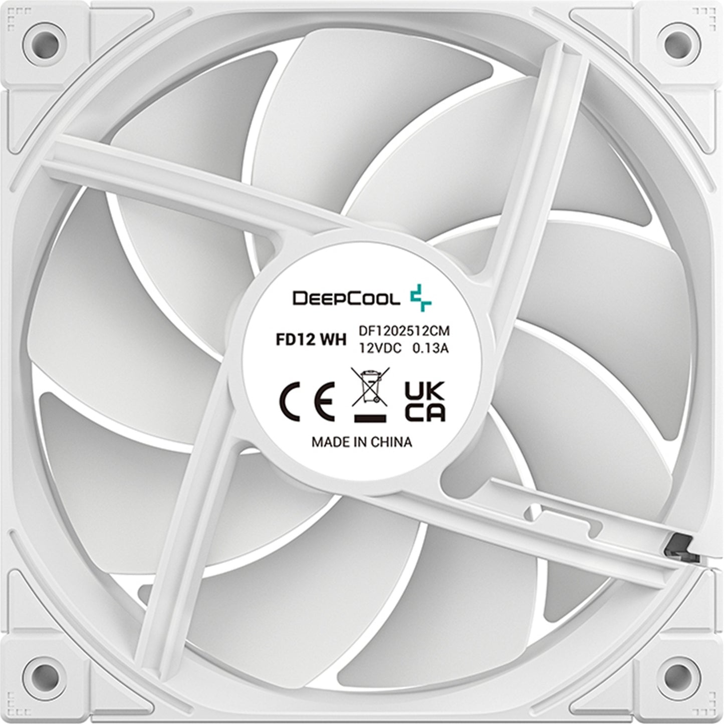 DeepCool FD12 120mm Case Fan 3Pack White PWM Control Hydro Bearing Vibration Pad