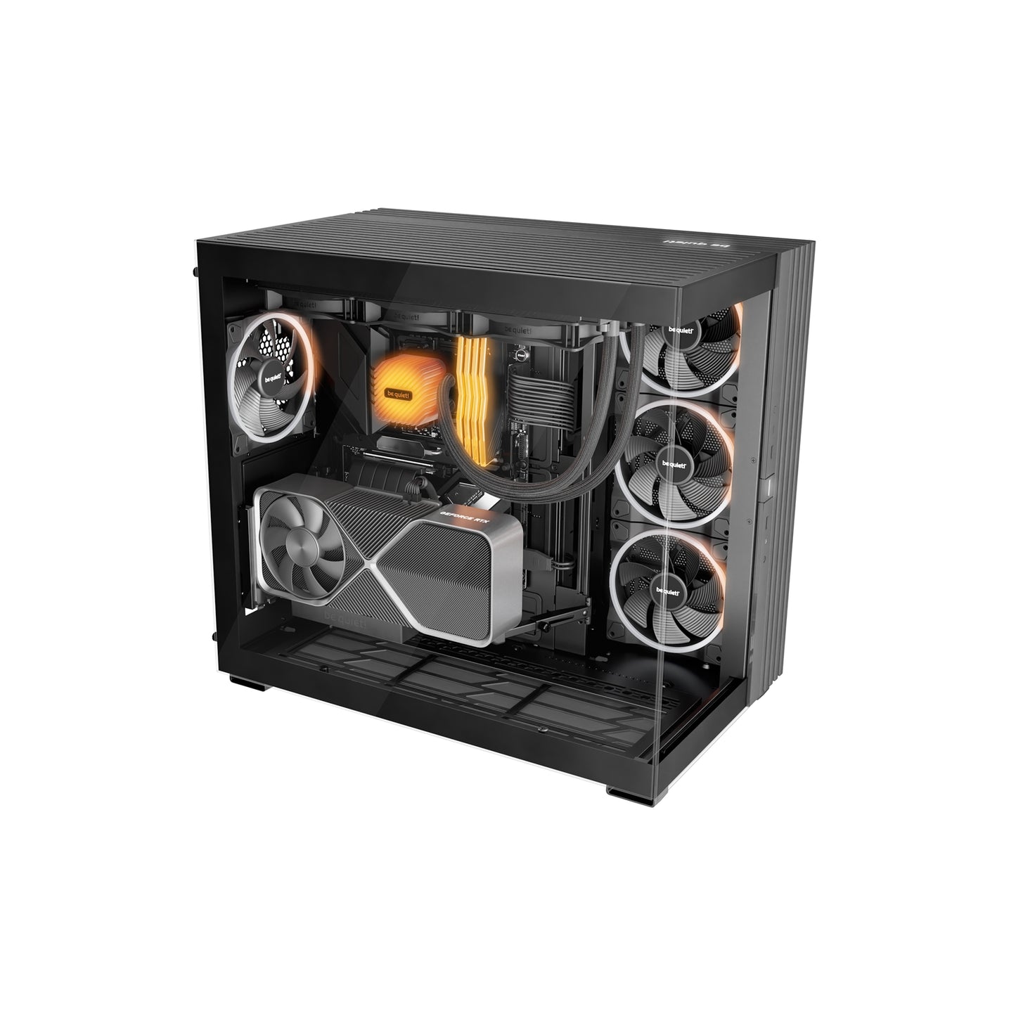 be quiet! Light Wings 140mm PWM Reverse, ARGB Lighting, Ultra-Quiet Operation