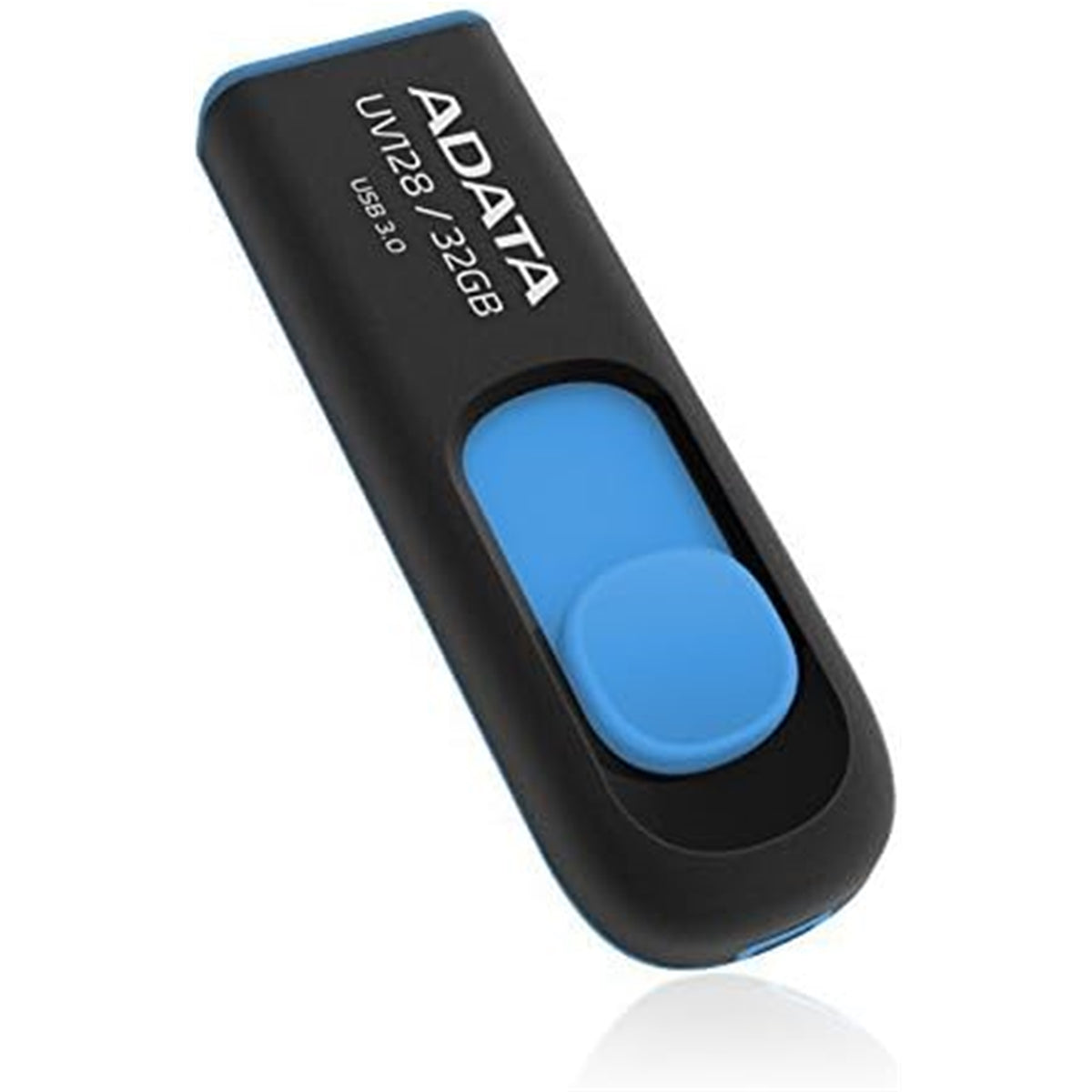 Adata UV128 32GB USB 3.2 Gen 1 Flash Drive, Black and Blue