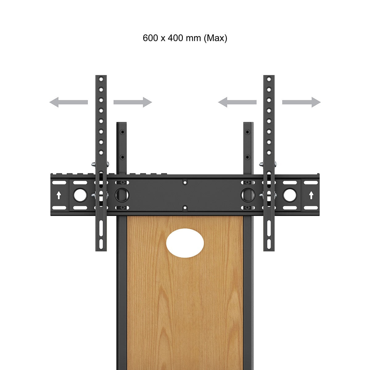 AVF Buckingham 1000 TV Stand for TVs up to 65 Inch, Oak