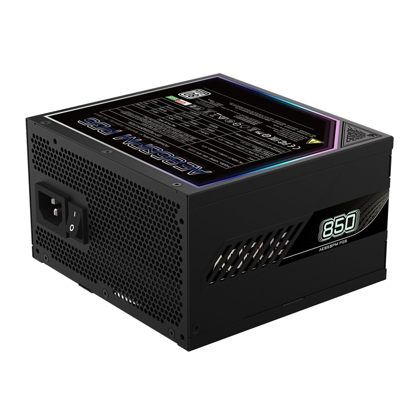 Gigabyte AORUS ELITE 850W PSU Modular 80+ Platinum ATX PCIe Silent 120mm FDB Fan