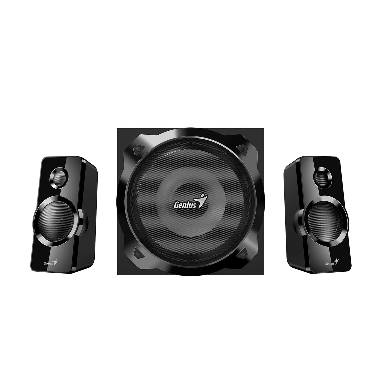 Genius SW-2.1 1850BT Subwoofer Gaming Speaker System, 50W, Bluetooth 5.3