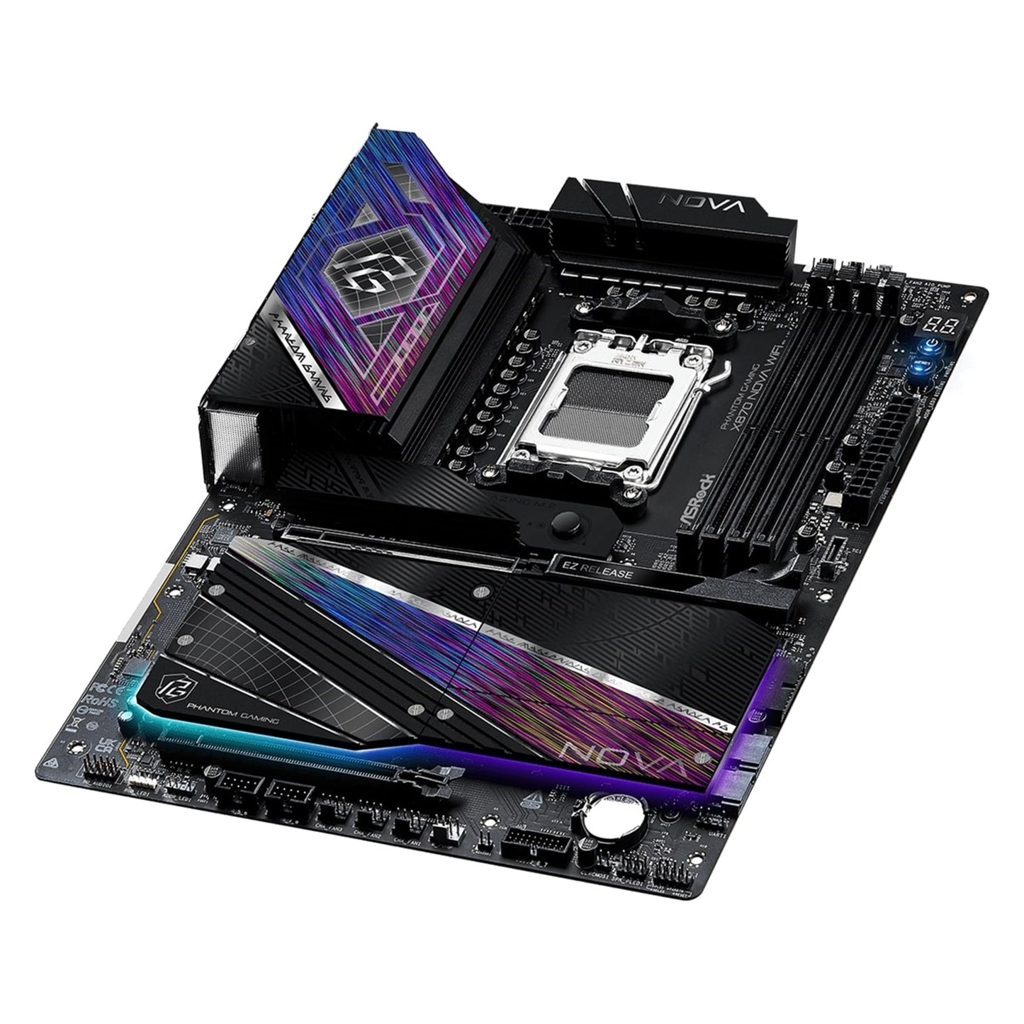 Asrock PHANTOM GAMING X870 Nova WiFi AMD Socket AM5 Motherboard