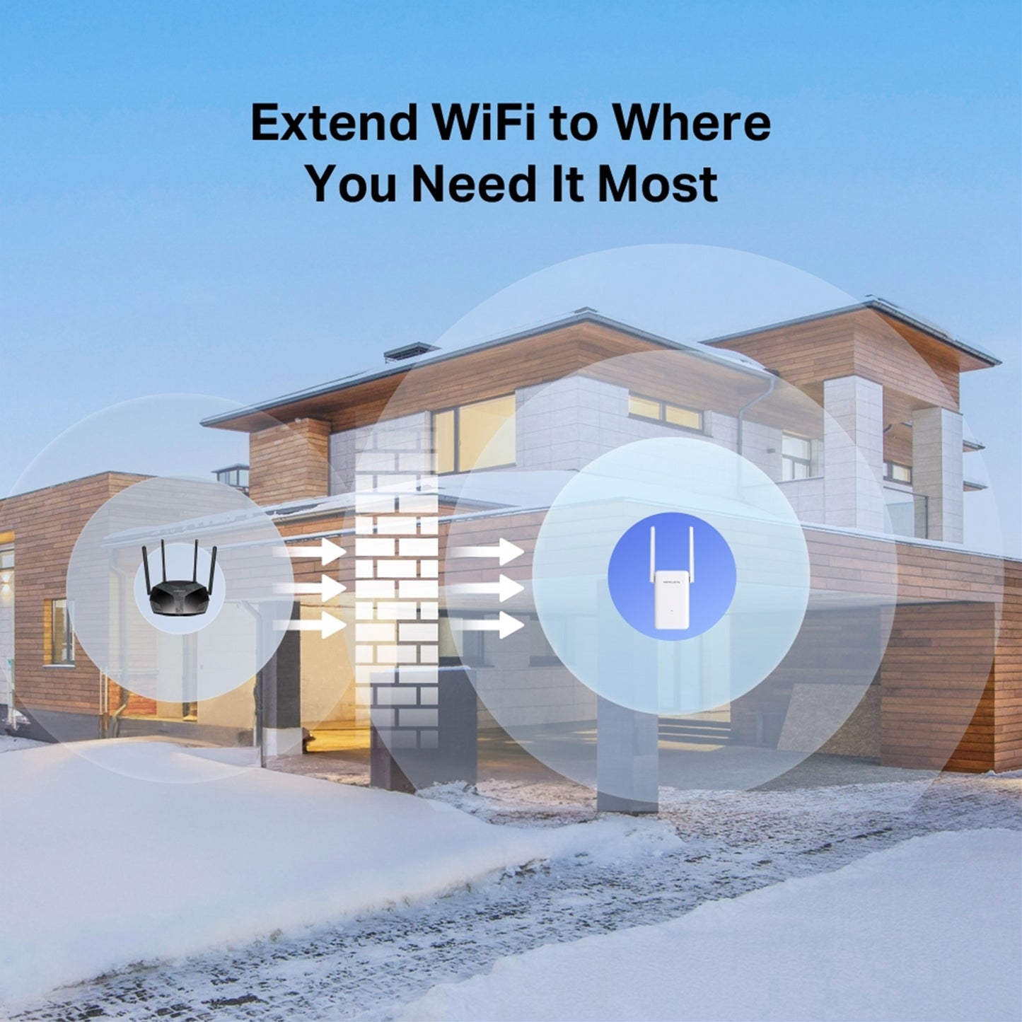 Mercusys AX3000 Wi-Fi Range Extender, ME80X