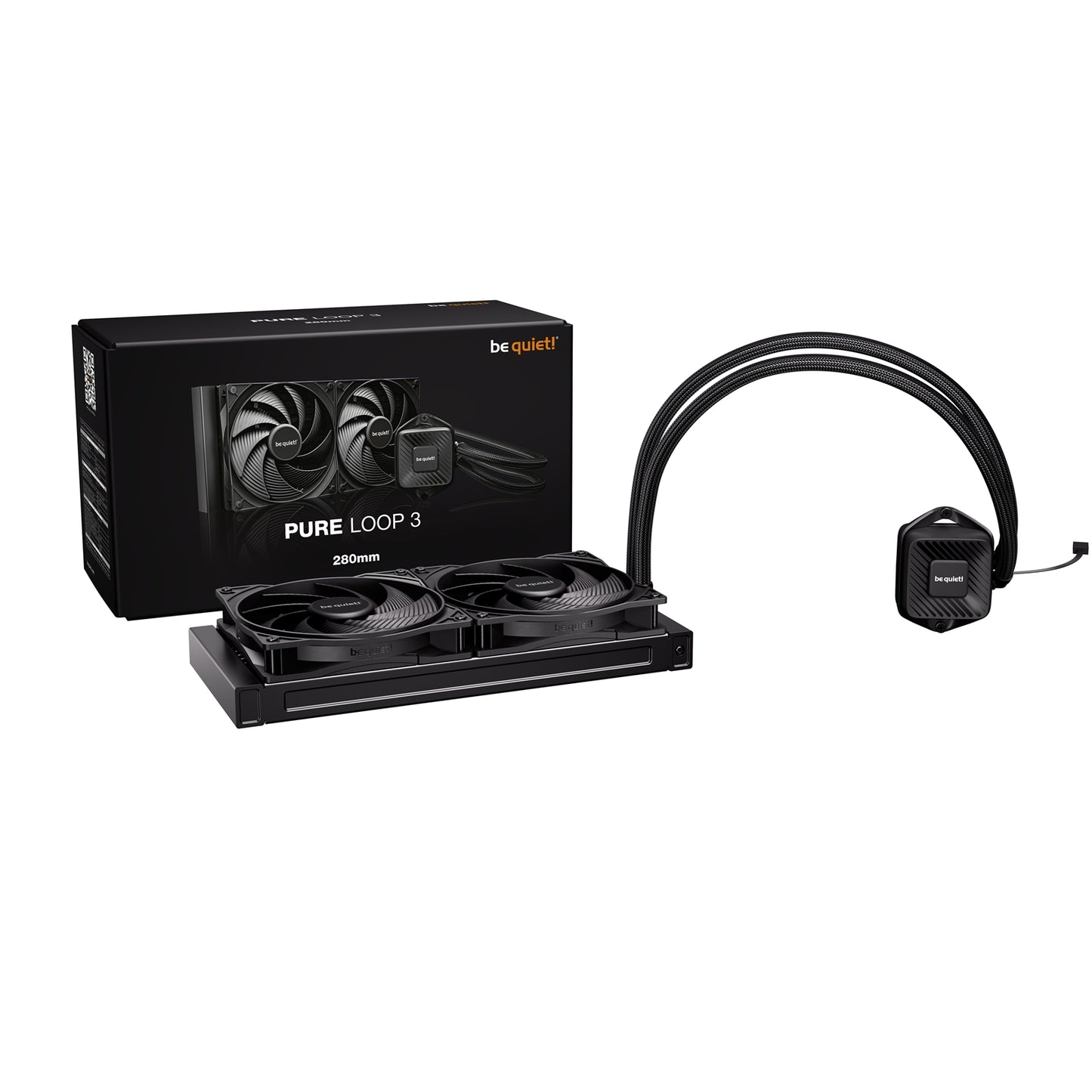 be quiet! Pure Loop 3 Liquid CPU Cooler 280mm Radiator 2x Pure Wings 3 140mm PW