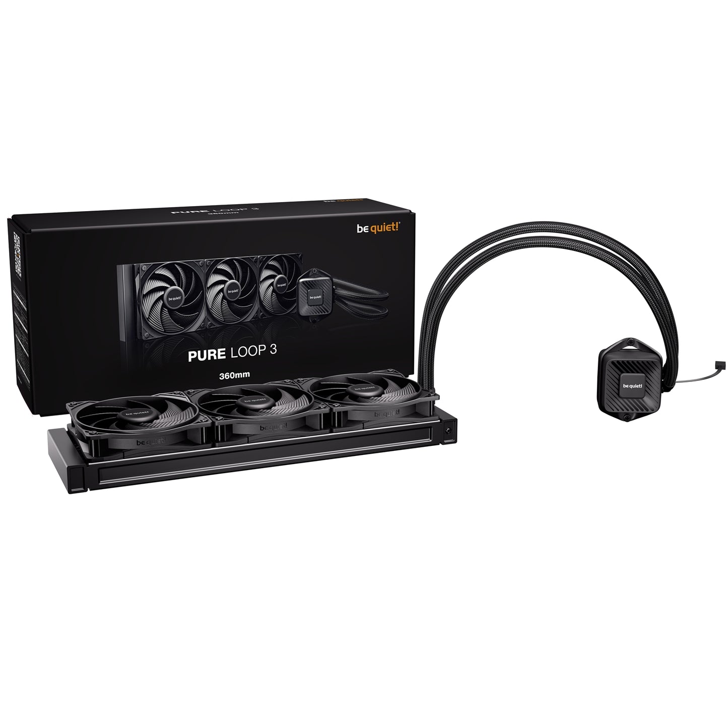 be quiet! Pure Loop 3 Liquid CPU Cooler, Universal Socket, 360mm Radiator