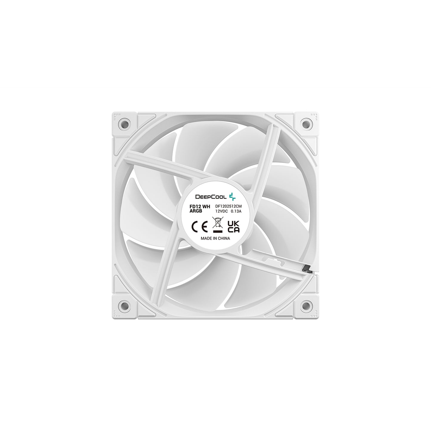 DeepCool FD12 120mm ARGB 3 in 1 PC Case Fan White