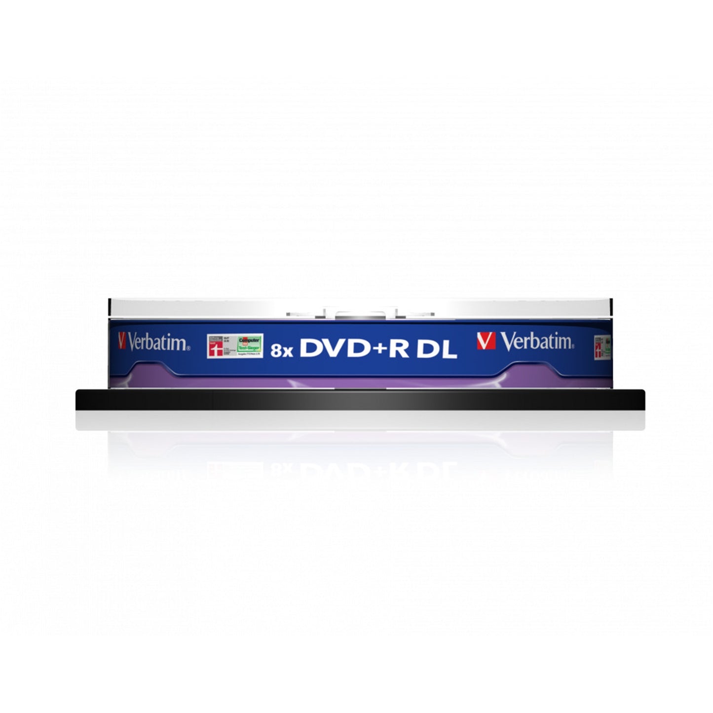 Verbatim (43666) DVD+R Double Layer 8.5GB 8X Matt Silver 10 Pack Spindle