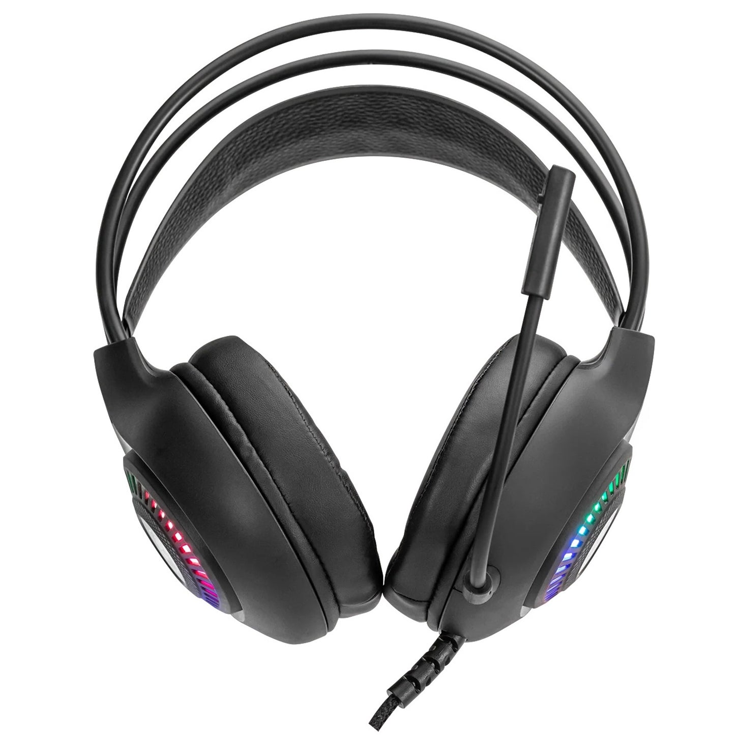 Marvo H8325 Akari 40 USB 2.0 Wired Gaming RGB Headset (Black)