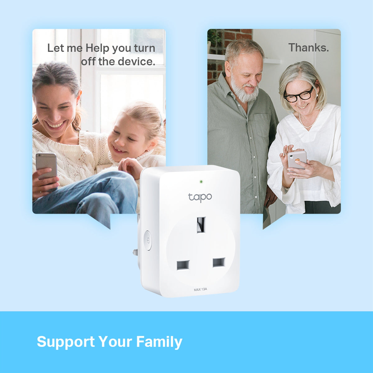 TP-Link Tapo P110 Mini Smart Wi-Fi Socket with Energy Monitoring - 4 Pack