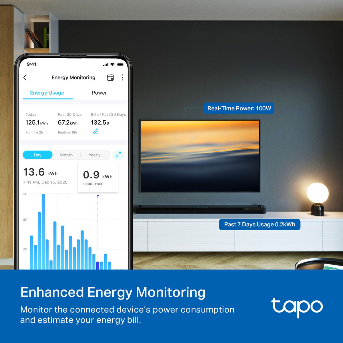 TP-Link Tapo P304M Smart Wi-Fi Power Strip 4-Outlets Matter