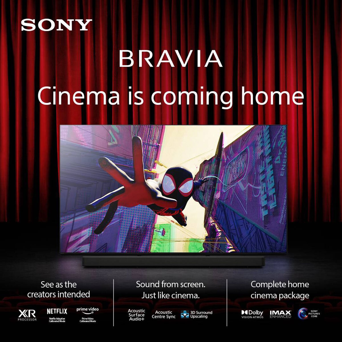 Sony Bravia 8 K77XR80U 77 Inch 4K OLED Smart Google TV 5-Year Warranty