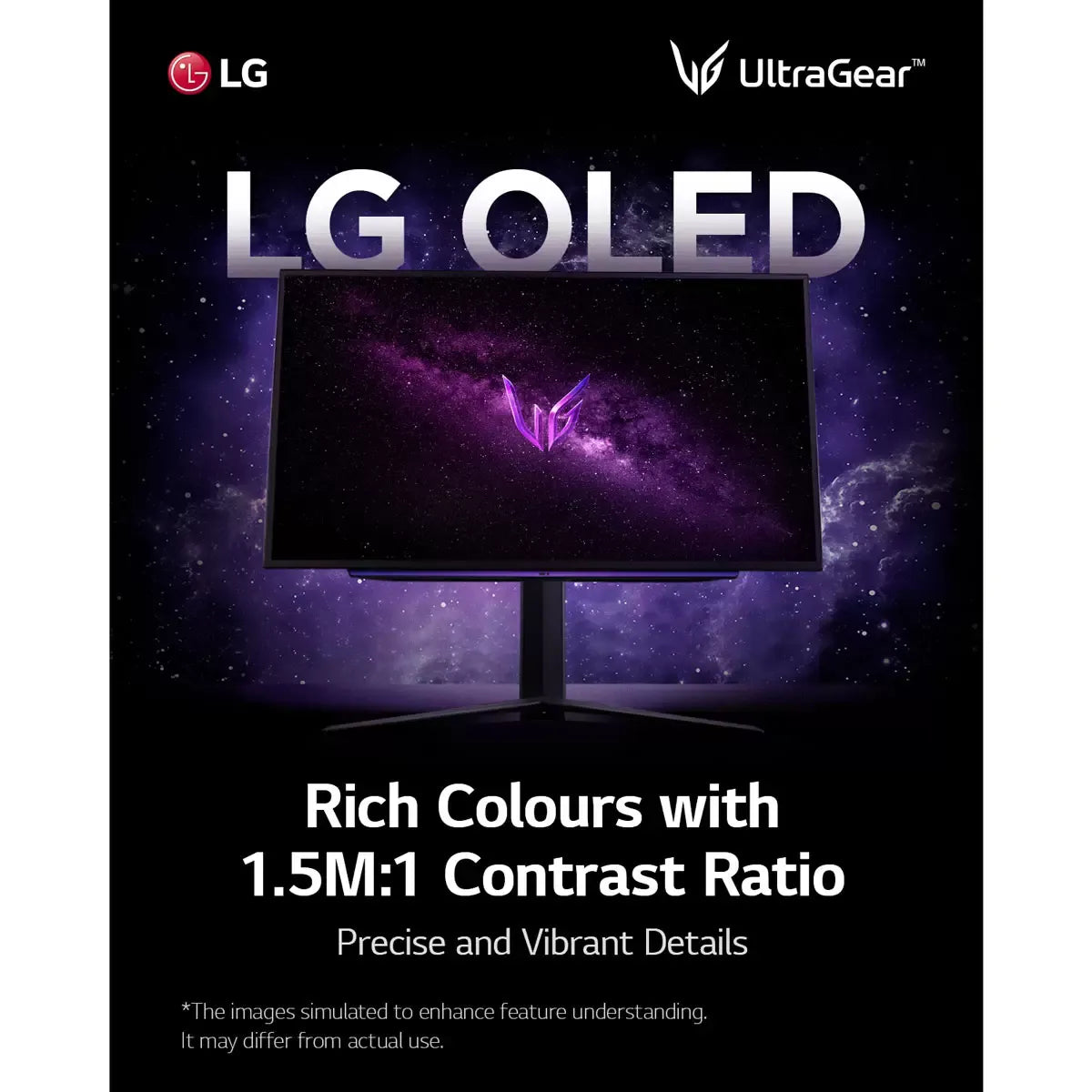 LG UltraGear 27 Inch QHD 240Hz OLED Gaming Monitor