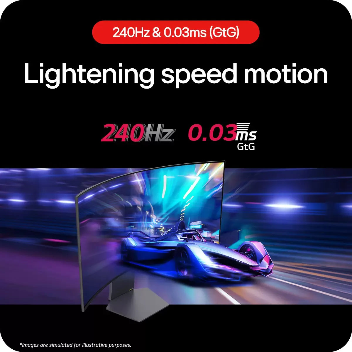 LG UltraGear 39 Inch WQHD 240Hz OLED Gaming Monitor