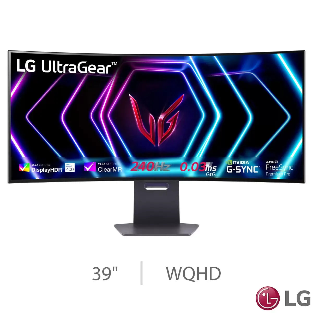 LG UltraGear 39 Inch WQHD 240Hz OLED Gaming Monitor
