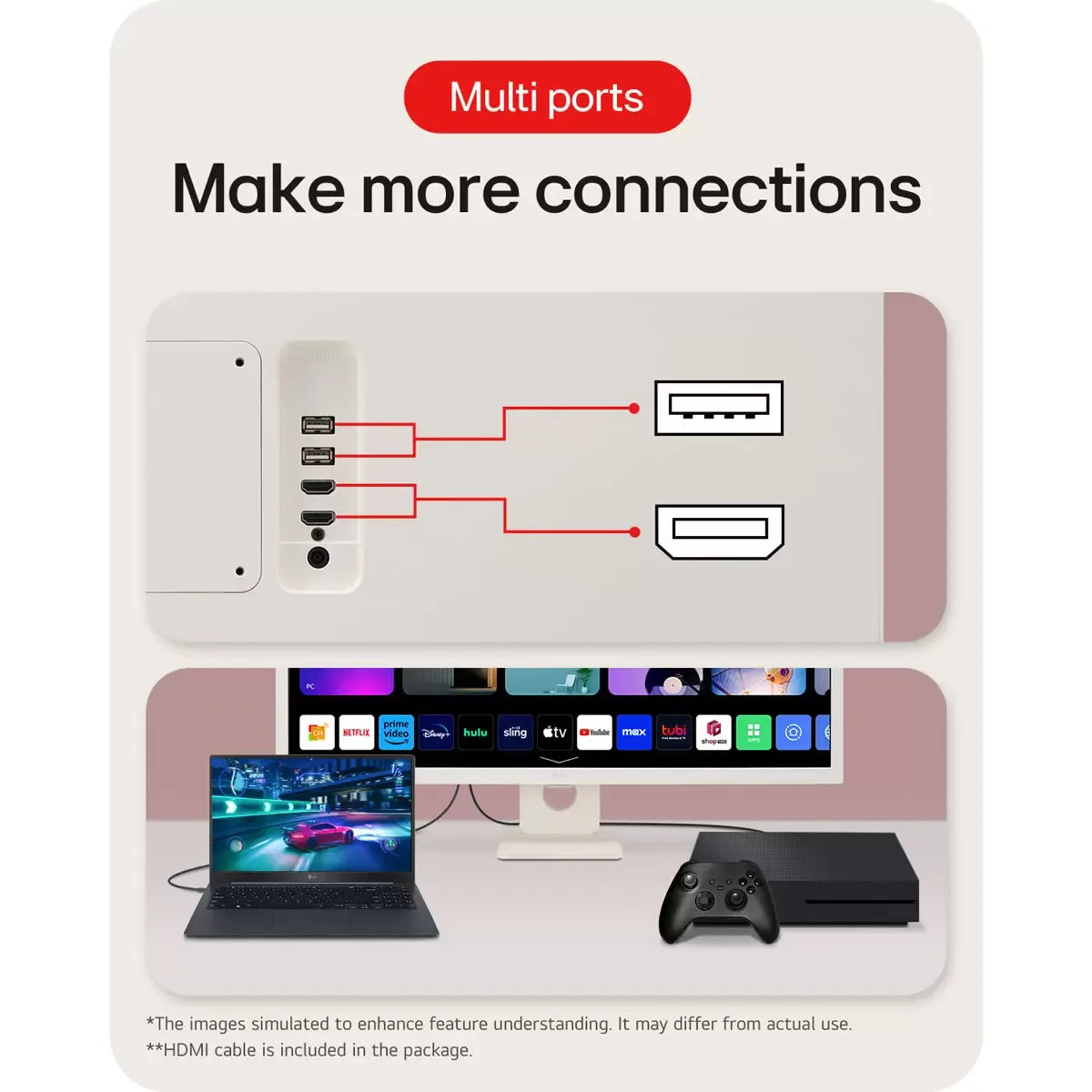 LG 32 Inch Full HD 60Hz IPS Smart Monitor