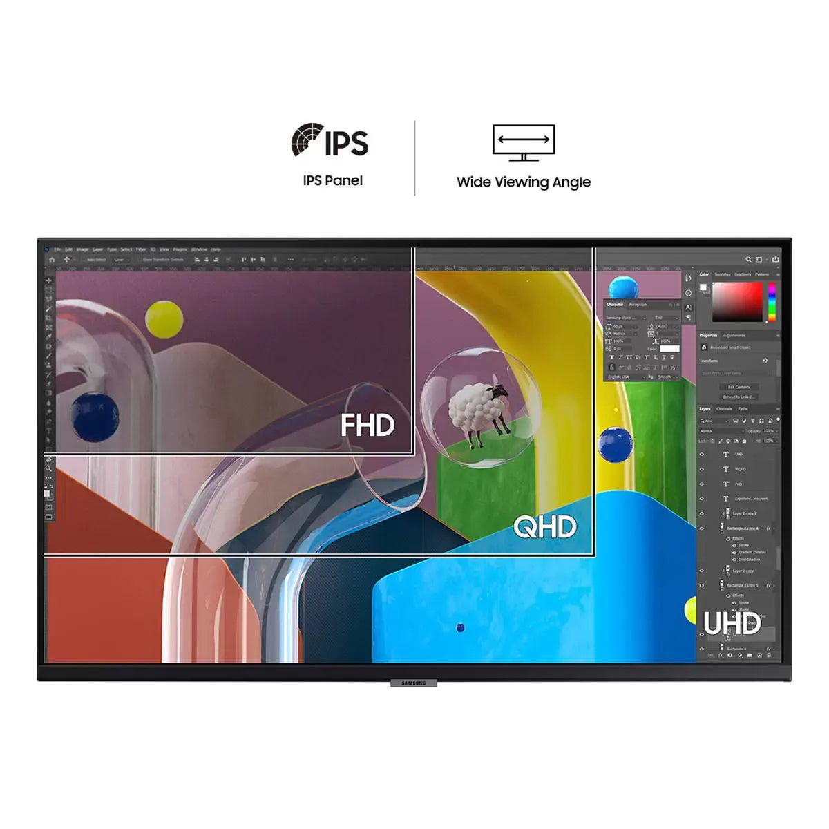 Samsung S80PB 32 Inch 4K Ultra HD 60Hz IPS Monitor