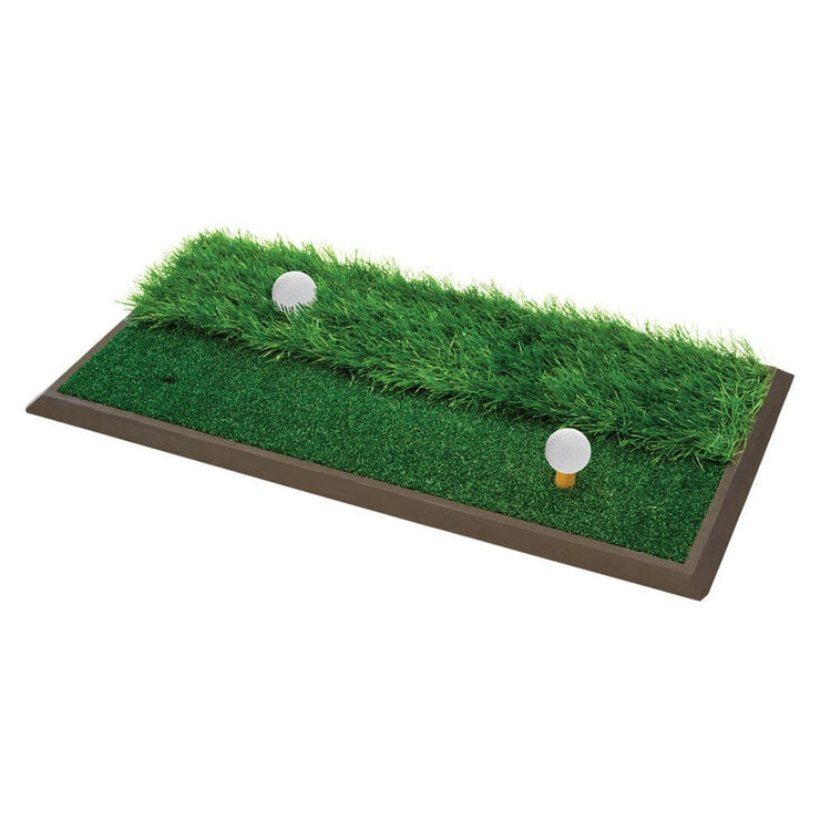 Longridge Dual Golf Practice Mat with Rubber Tee