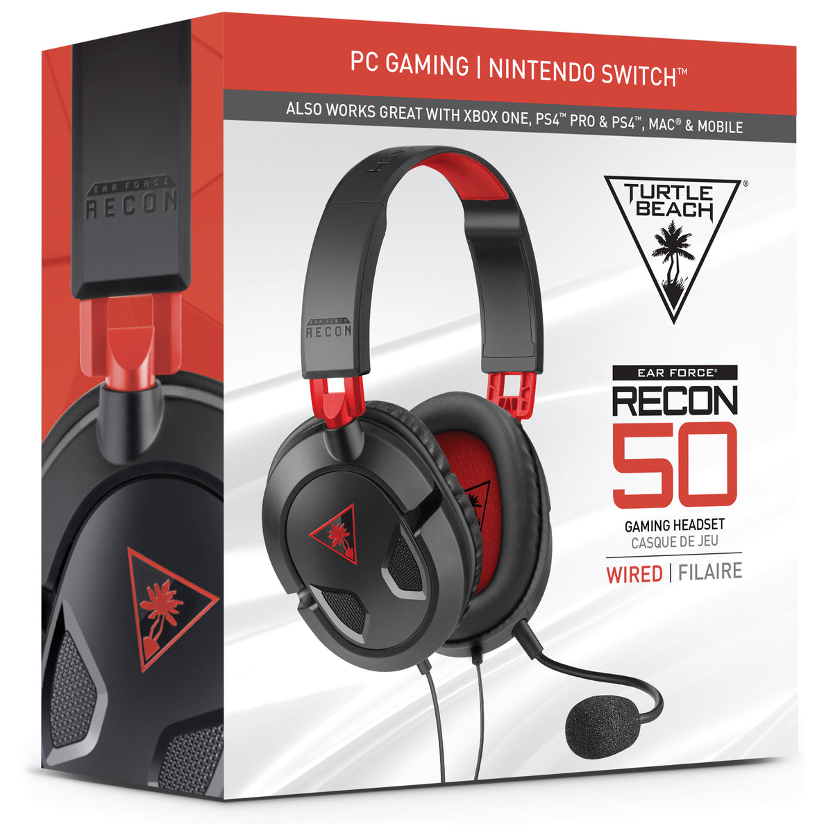 Turtle Beach Recon 50 Gaming Headset Wired Black